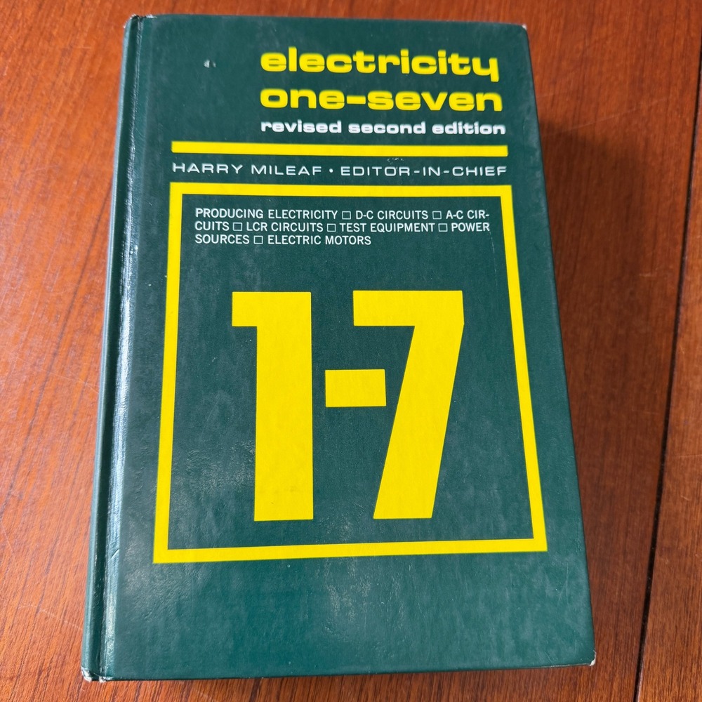 Hayden Electricity One-Seven Harry Mileaf Revised Second Edition Hardcover Book